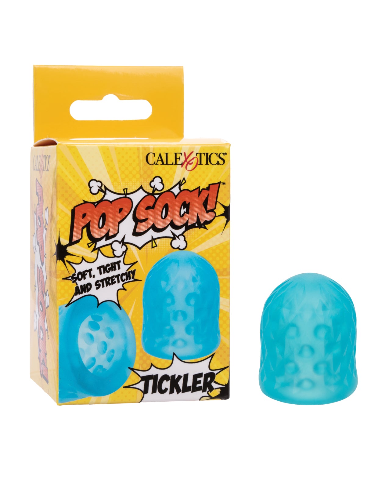 Pop Sock! Tickler Stroker - Blue by California exotic novelties