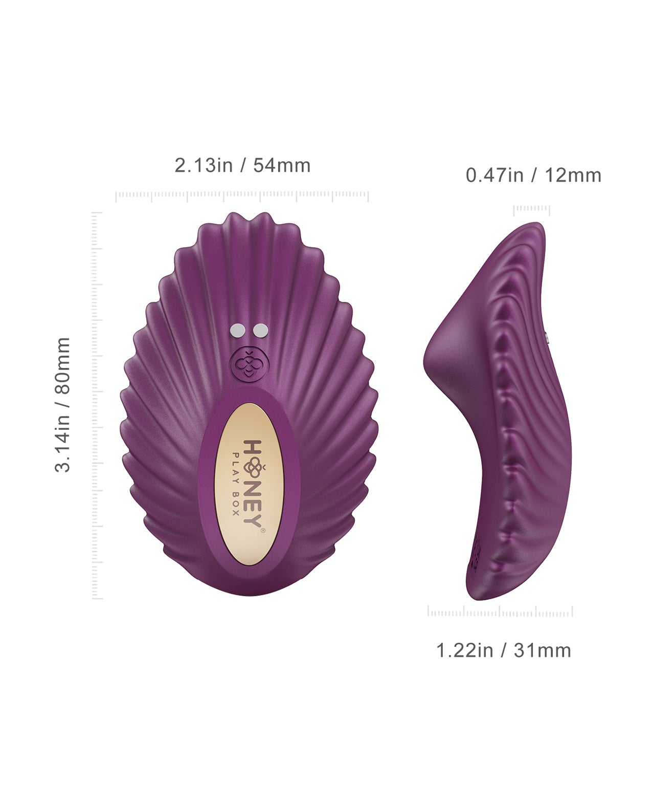 Pearl 2 App-Controlled Panty Vibrator - Purple by Uc global trade inc/honey play b