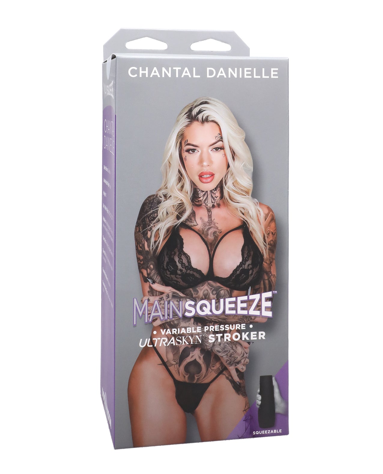 Main Squeeze ULTRASKYN Pussy Stroker - Chantal Danielle, Vanilla by Doc johnson