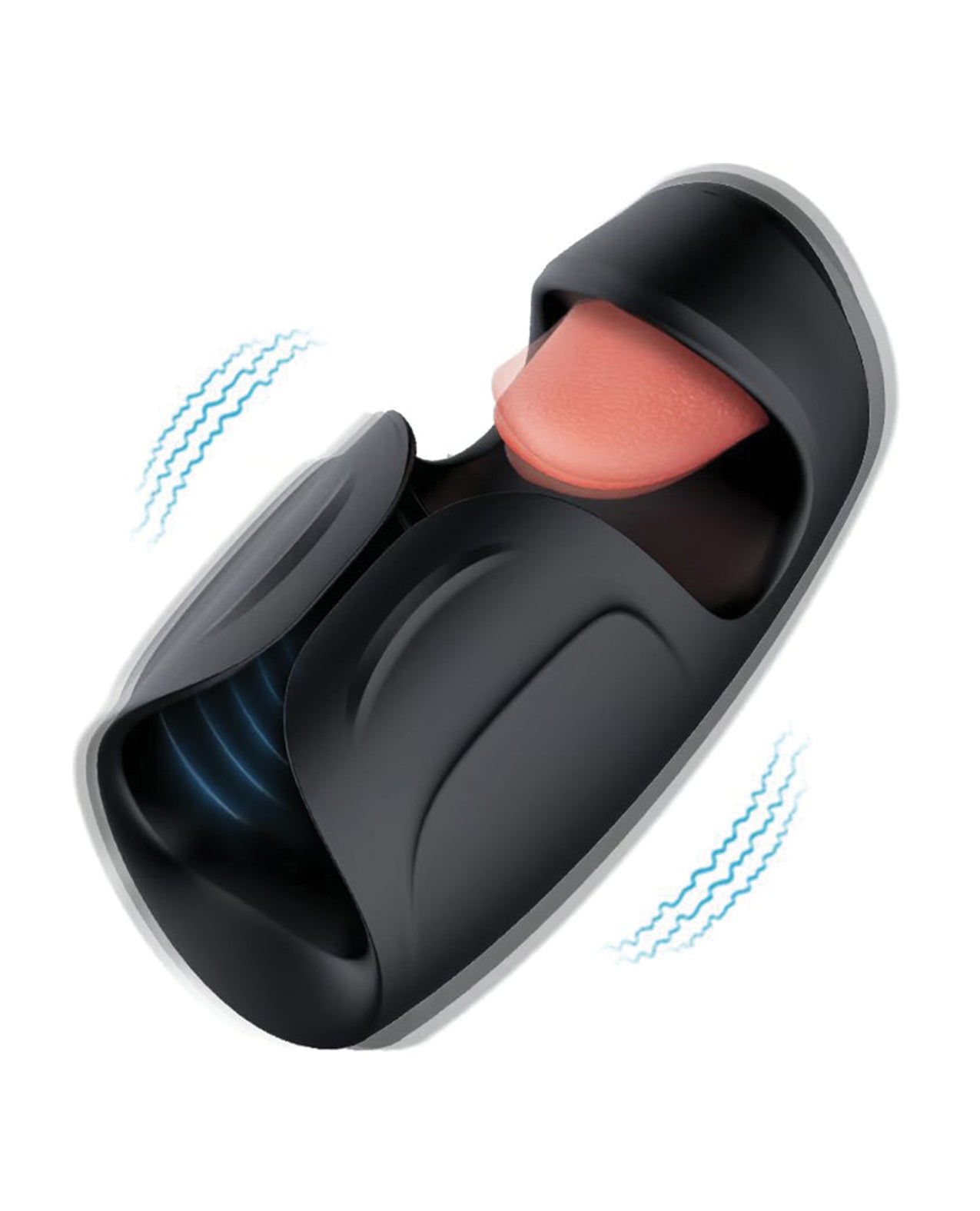 Blush M For Men - Lickety Split - Vibrating Penis Head Stimulator - Black by Blush novelties