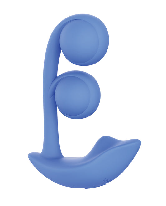 Melody Twin Balls Clit & G-Spot Vibrator - Blue by Uc global trade inc/honey play b