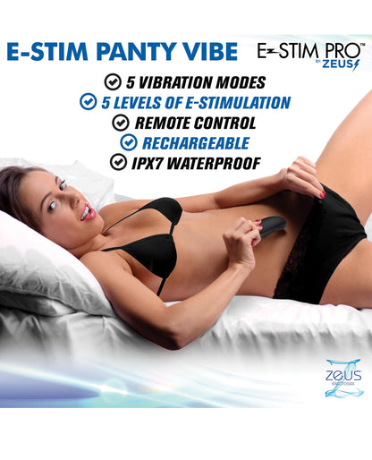 E-Stim Panty Vibe with Remote Control by Xr llc