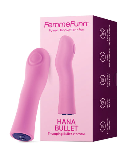 Femme Funn Hana Fingerlike Thumping Bullet - Pink by Vvole