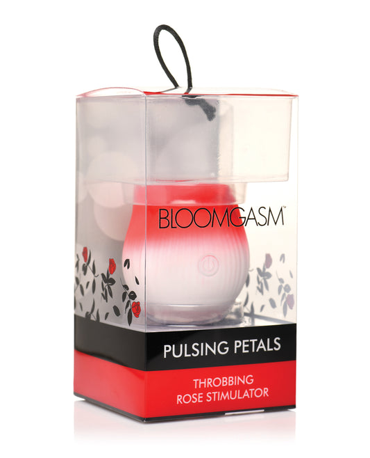 Bloomgasm Pulsing Petals Throbbing Rose Stimulator - Red by Xr llc