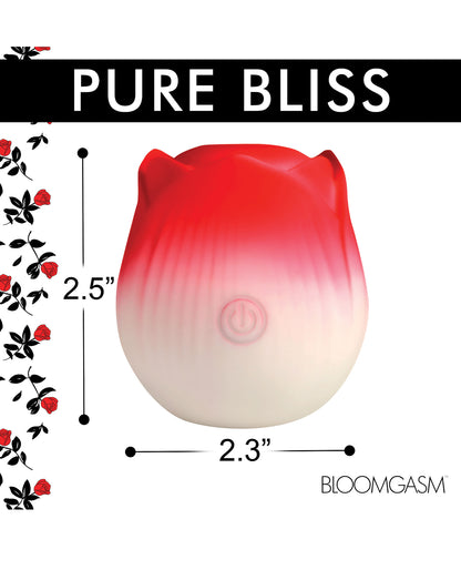 Bloomgasm Pulsing Petals Throbbing Rose Stimulator - Red by Xr llc