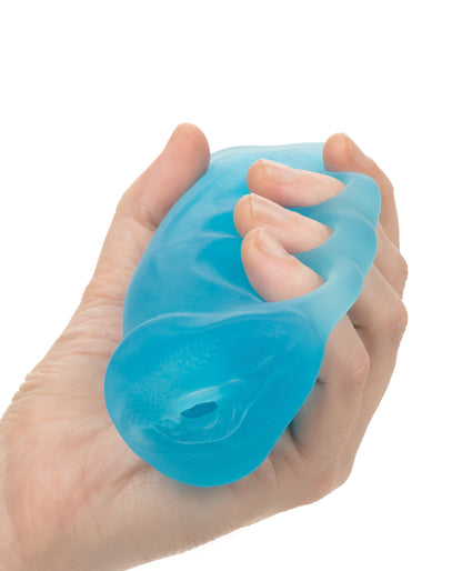 Pop Sock! Grip-N-Stroke - Small, Blue by California exotic novelties