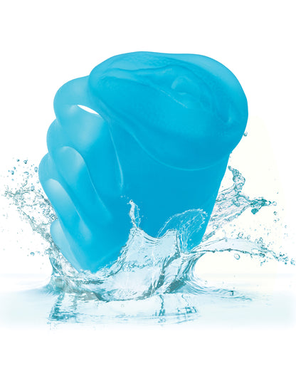 Pop Sock! Grip-N-Stroke - Small, Blue by California exotic novelties