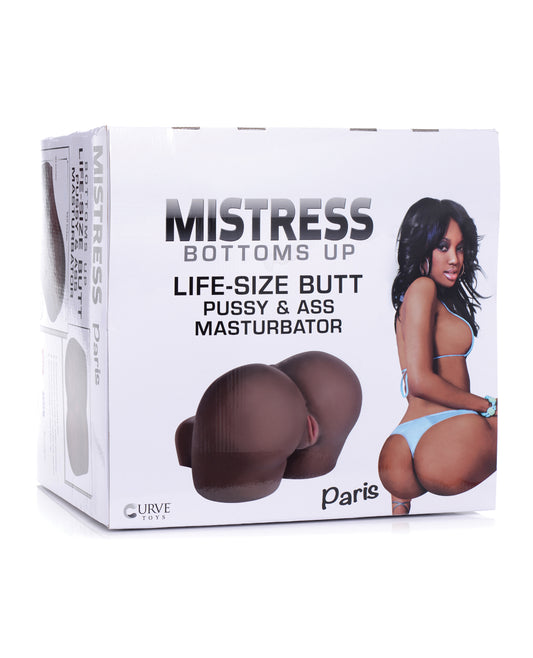 Curve Toys Mistress Bottom's Up Paris Life Size Pussy & Ass Masturbator by Curve toys c/o xr