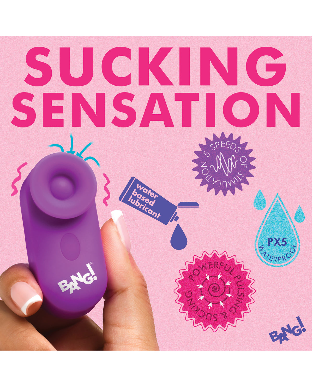 Bang! Mini Clitoral Stimulator - Purple by Xr llc