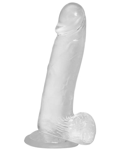 Crystal Addiction 8" Dong - Clear by B.m.s. enterprises