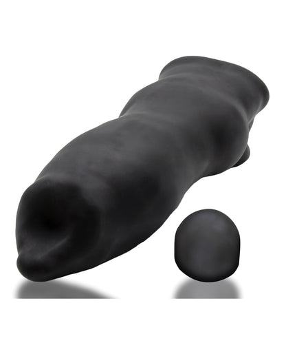 Oxballs Fido Velvet-Smooth Beast Cocksheath - Special Edition Night by Blue ox designs llc dba oxballs