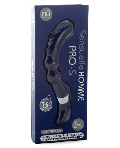 Nu Sensuelle Homme Pro S Prostate Massager - Navy Blue by Novel creations usa inc.