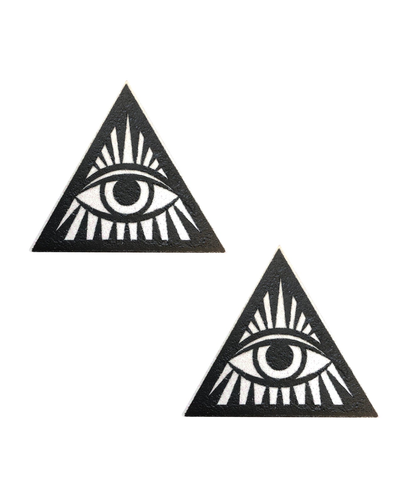 Neva Nude Eye of Providence Pasties - Black/White O/S by Neva nude