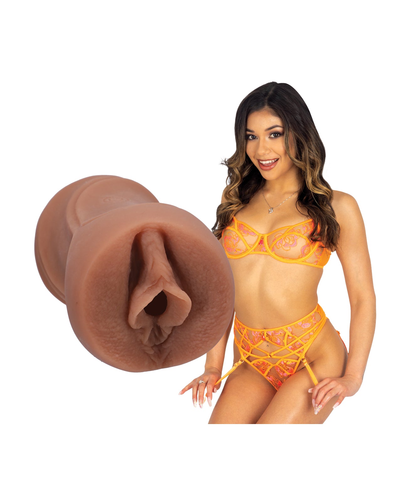 Signature Strokers ULTRASKYN Pocket Pussy - Xxlayna Marie, Caramel by Doc johnson
