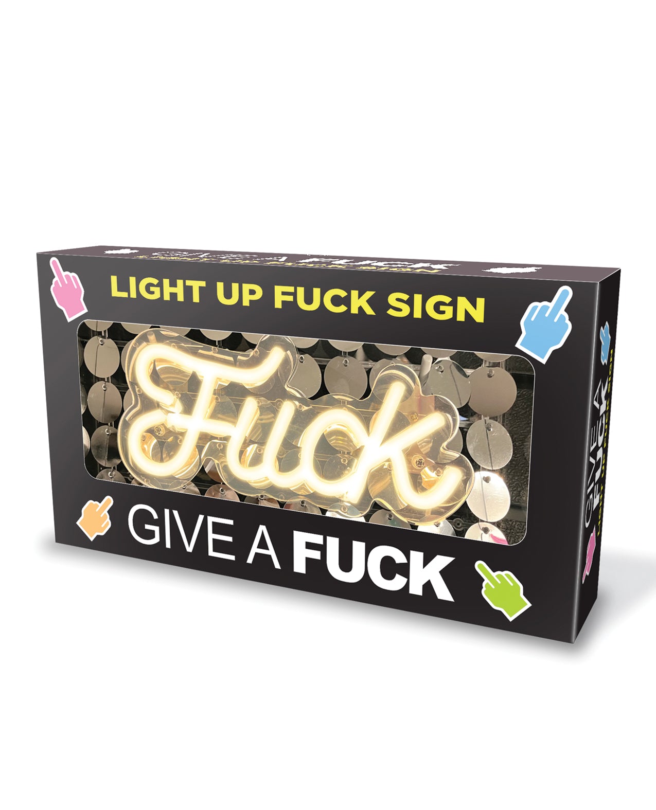 Fuck Neon Light Up Sign by Little genie productions llc