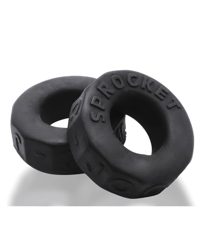 Oxballs Sprocket Comfort No-Roll Cock Ring - Special Edition Night by Blue ox designs llc dba oxballs