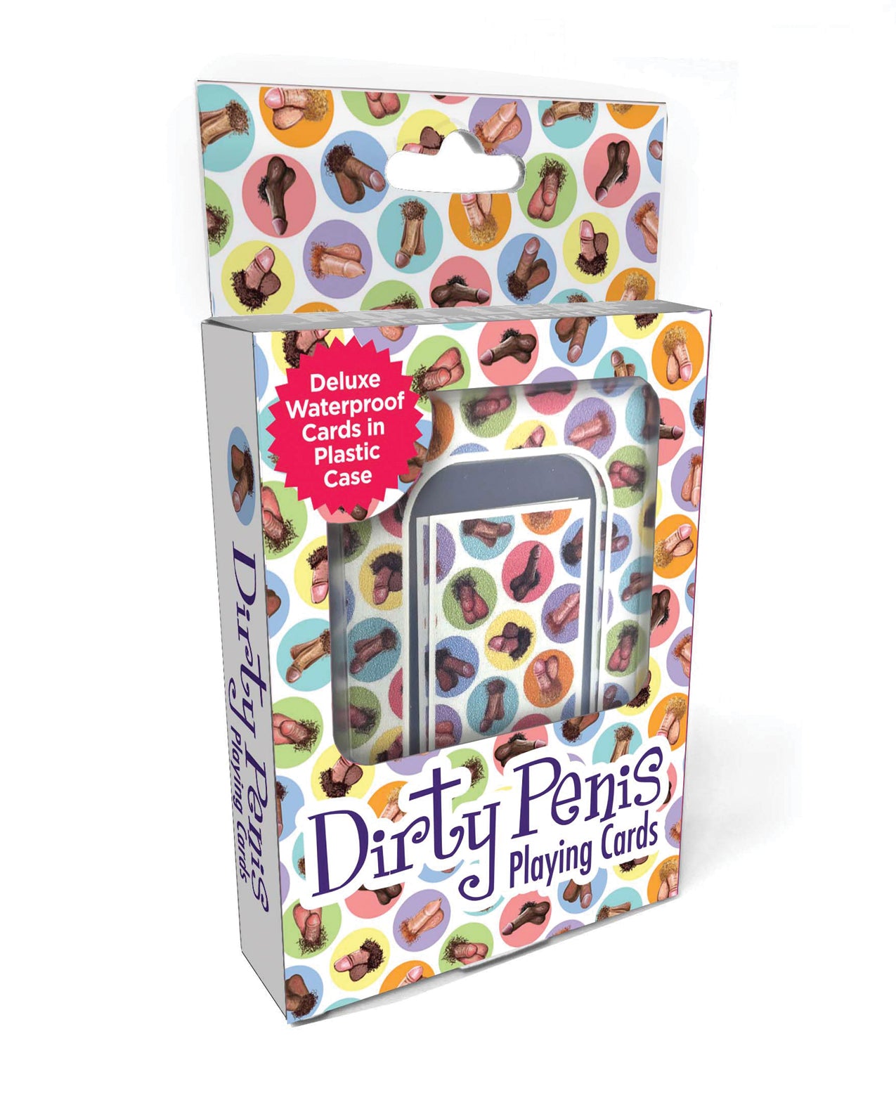 Dirty Penis Waterproof Playing Cards w/Plastic Case by Little genie productions llc