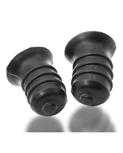 Oxballs Ribnibs Curved Springy-Ribbed Nip Suckers - Special Edition Night by Blue ox designs llc dba oxballs