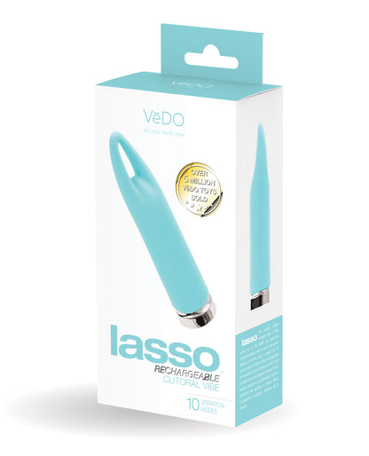 VeDO Lasso Rechargeable Bullet Vibe - Turquoise by Savvy co.
