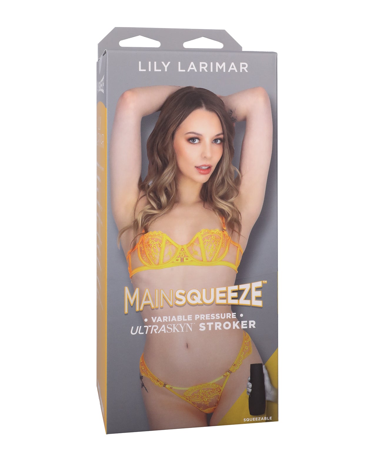 Main Squeeze ULTRASKYN Pussy Stroker - Lily Larimar, Vanilla by Doc johnson