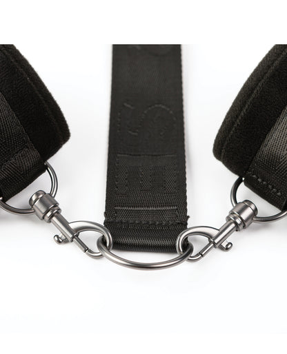 Sei Mio Neck Firmly in Check Adjustable Neck & Wrist Restraint Kit - Black by Creative conceptions