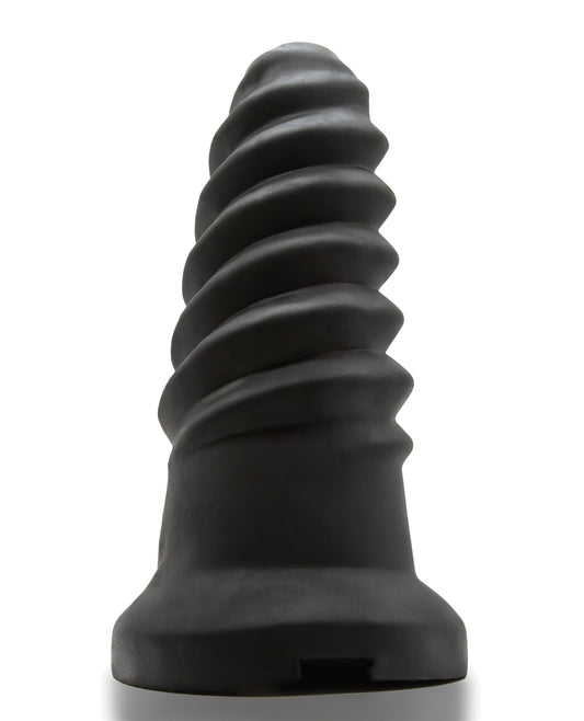 Oxballs Screwdhole Screw'd-in Open Tip Masturbator - Black by Blue ox designs llc dba oxballs