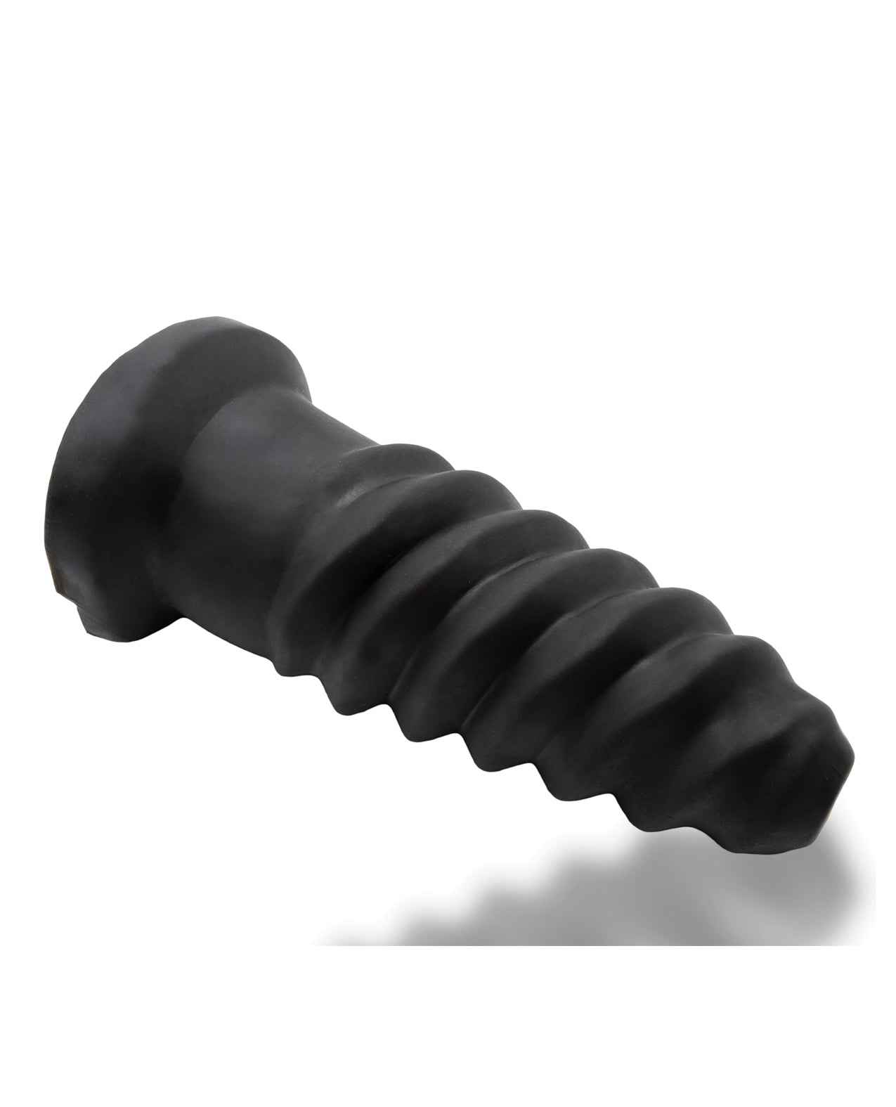 Oxballs Screwdhole Screw'd-in Open Tip Masturbator - Black by Blue ox designs llc dba oxballs