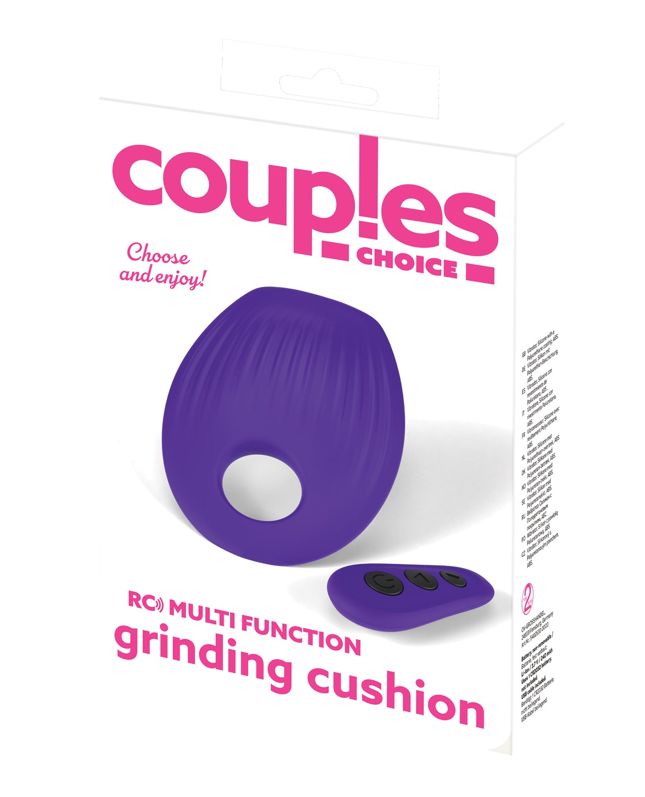Couples Choice Grinding Cushion w/Cock Ring - Purple by Orion versand gmbh and co