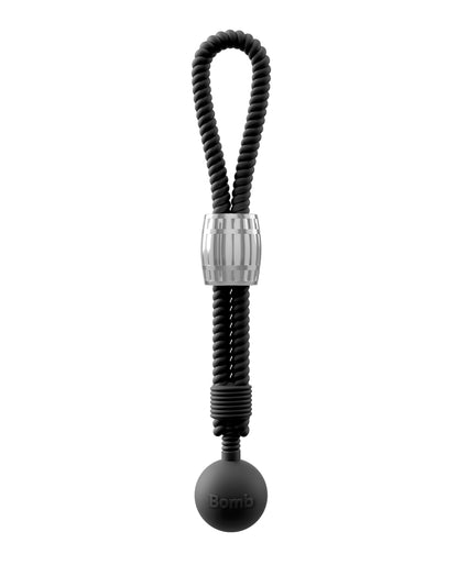 Rebel Heavy Rope Cock Lasso w/Ball - Black by Orion versand gmbh and co