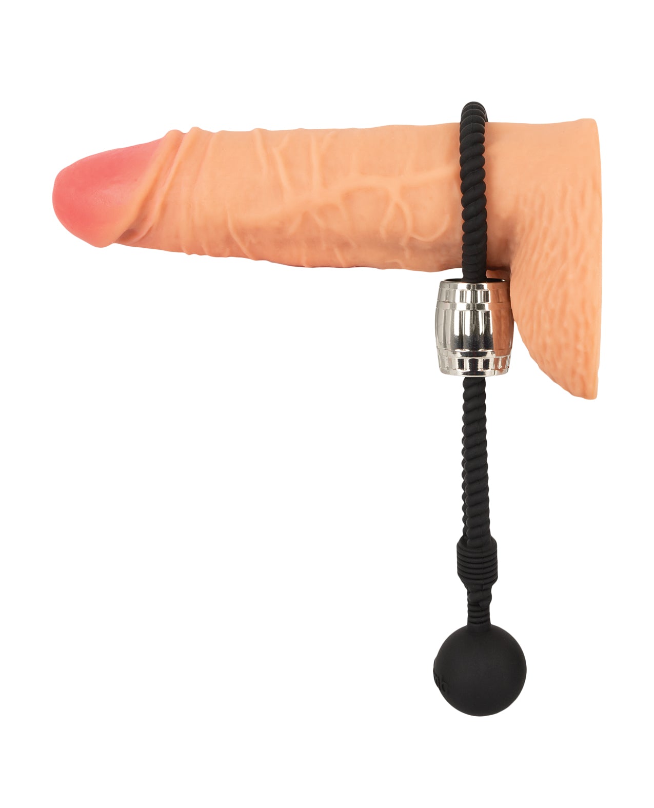 Rebel Heavy Rope Cock Lasso w/Ball - Black by Orion versand gmbh and co