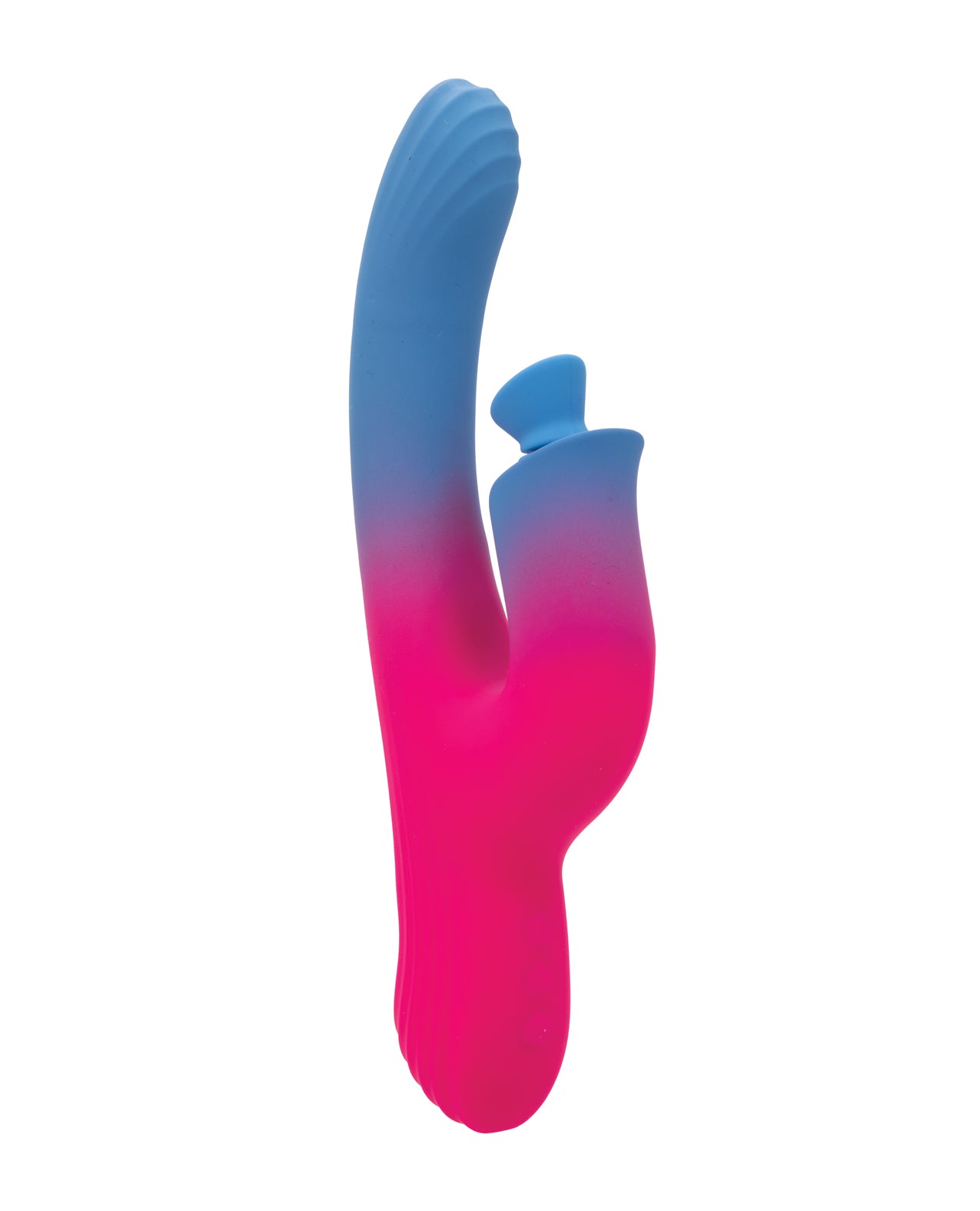 Elation Dual Stimulator w/Suction - Blue/Pink by California exotic novelties