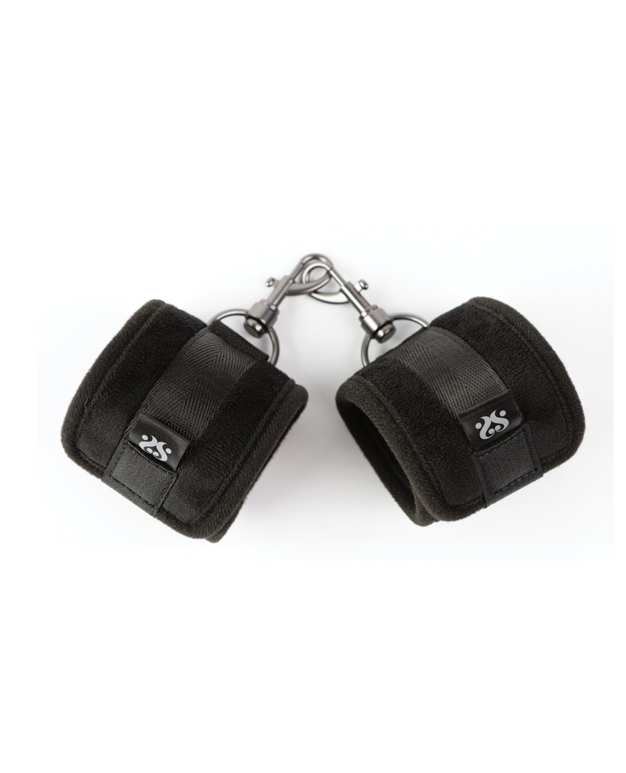 Sei Mio Sensually Secured Velvet Handcuffs - Black by Creative conceptions