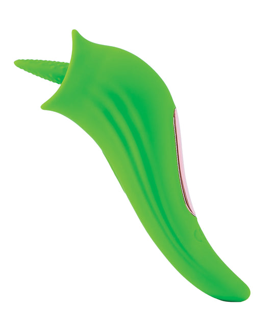 Space Starburst Clitoral Licking Vibe - Neon Green by Wsst group inc.