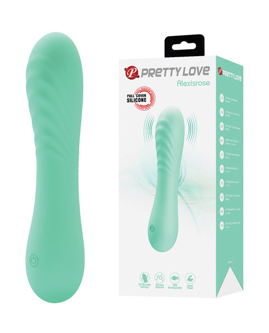 Pretty Love Alexisrose Curved Vibrator - Aqua by Liaoyang baile health care produ