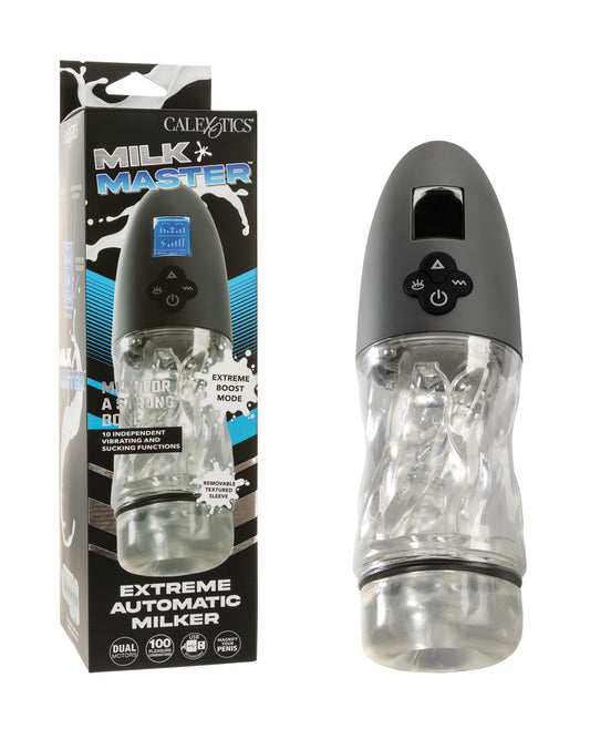 Milk Master Extreme Automatic Milker - Black by California exotic novelties
