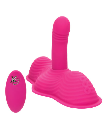 Triple Rider Remote Control Ecstasy Rumbler - Pink by California exotic novelties