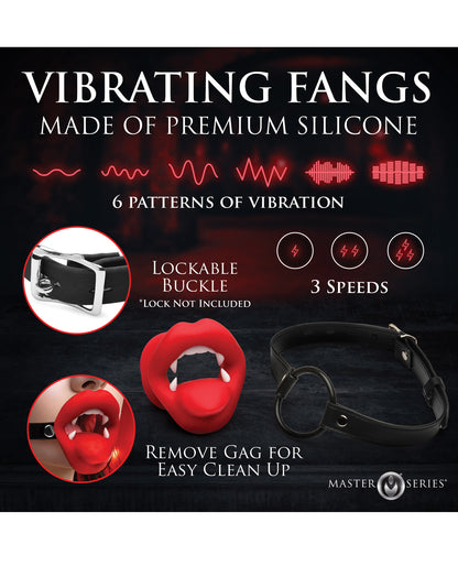 Master Series - Vampire Vibrating Mouth Gag by Xr llc