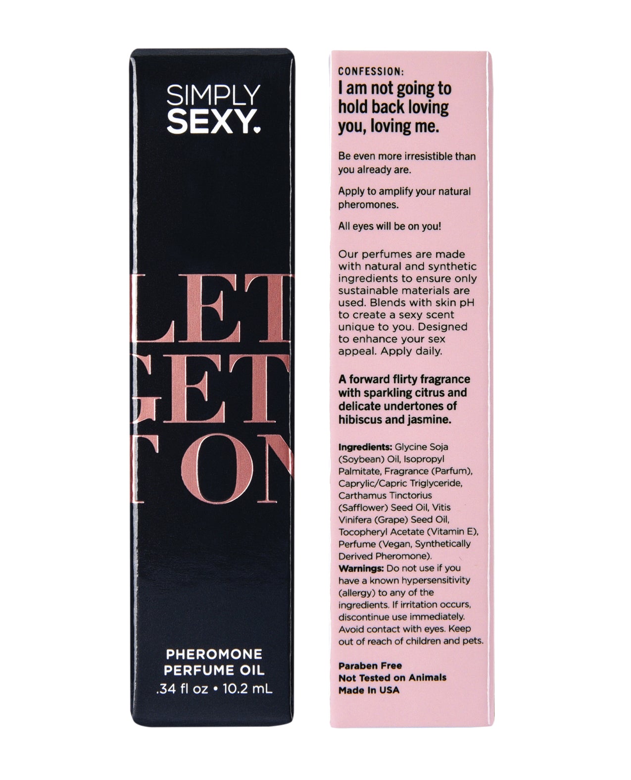 Simply Sexy Pheromone Perfume Oil Roll On - .34 oz Let's Get It On by Classic brands