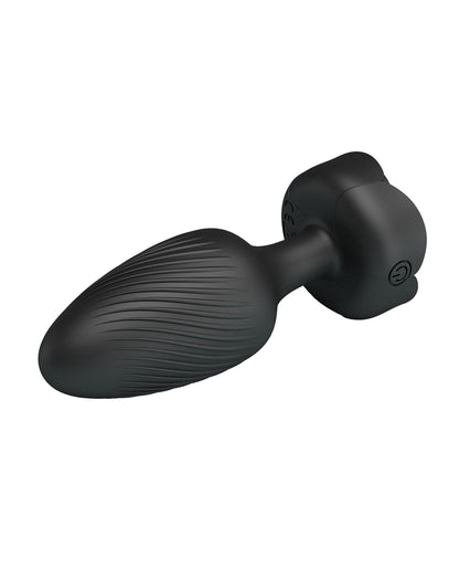 Pretty Love Osborn Medium Butt Plug w/Multi Color Bottom Light - Black by Liaoyang baile health care produ