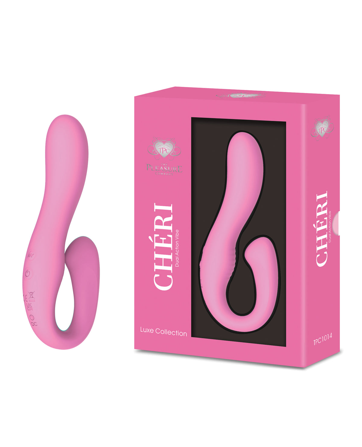 Cheri Dual Action Vibrator - Pink by Full circle usa