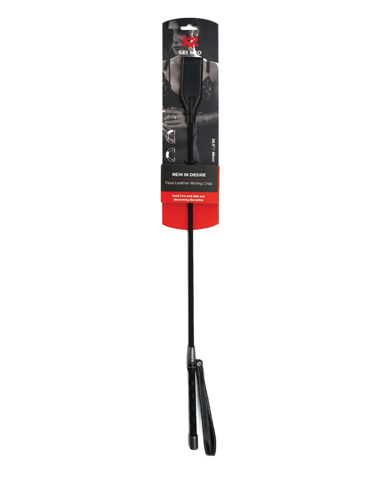 Sei Mio Rein in Desire Riding Crop - Black by Creative conceptions