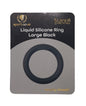 Spartacus Liquid Silicone Cock Ring Large - Black by Spartacus