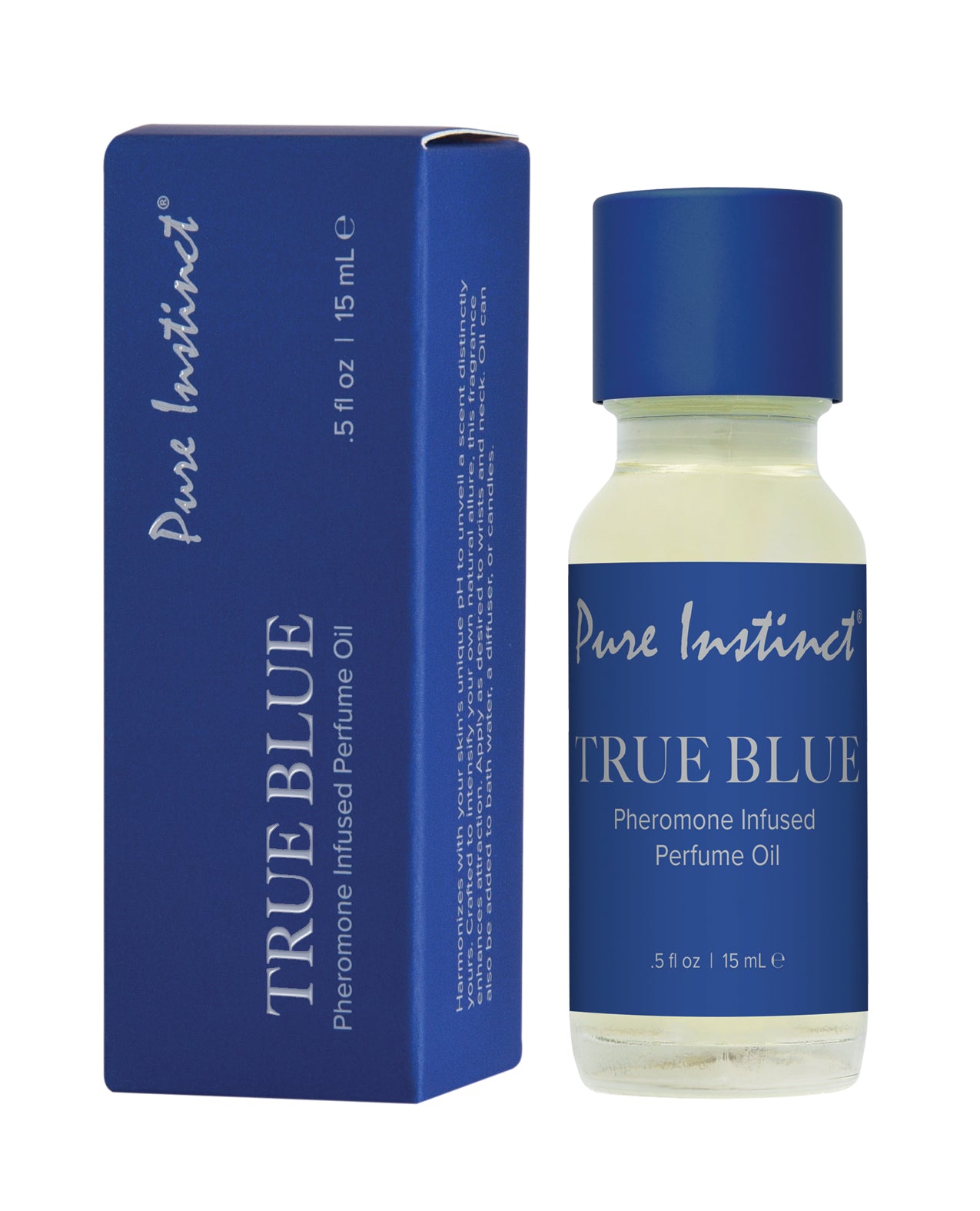 Pure Instinct Pheromone Perfume Oil w/Dripper - 15 ml True Blue by Classic brands