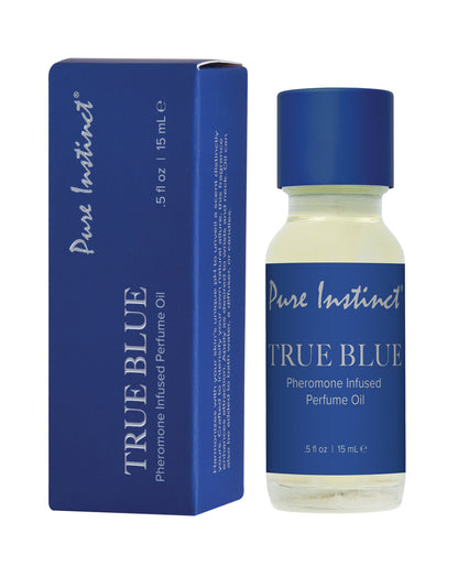 Pure Instinct Pheromone Perfume Oil w/Dripper - 15 ml True Blue by Classic brands