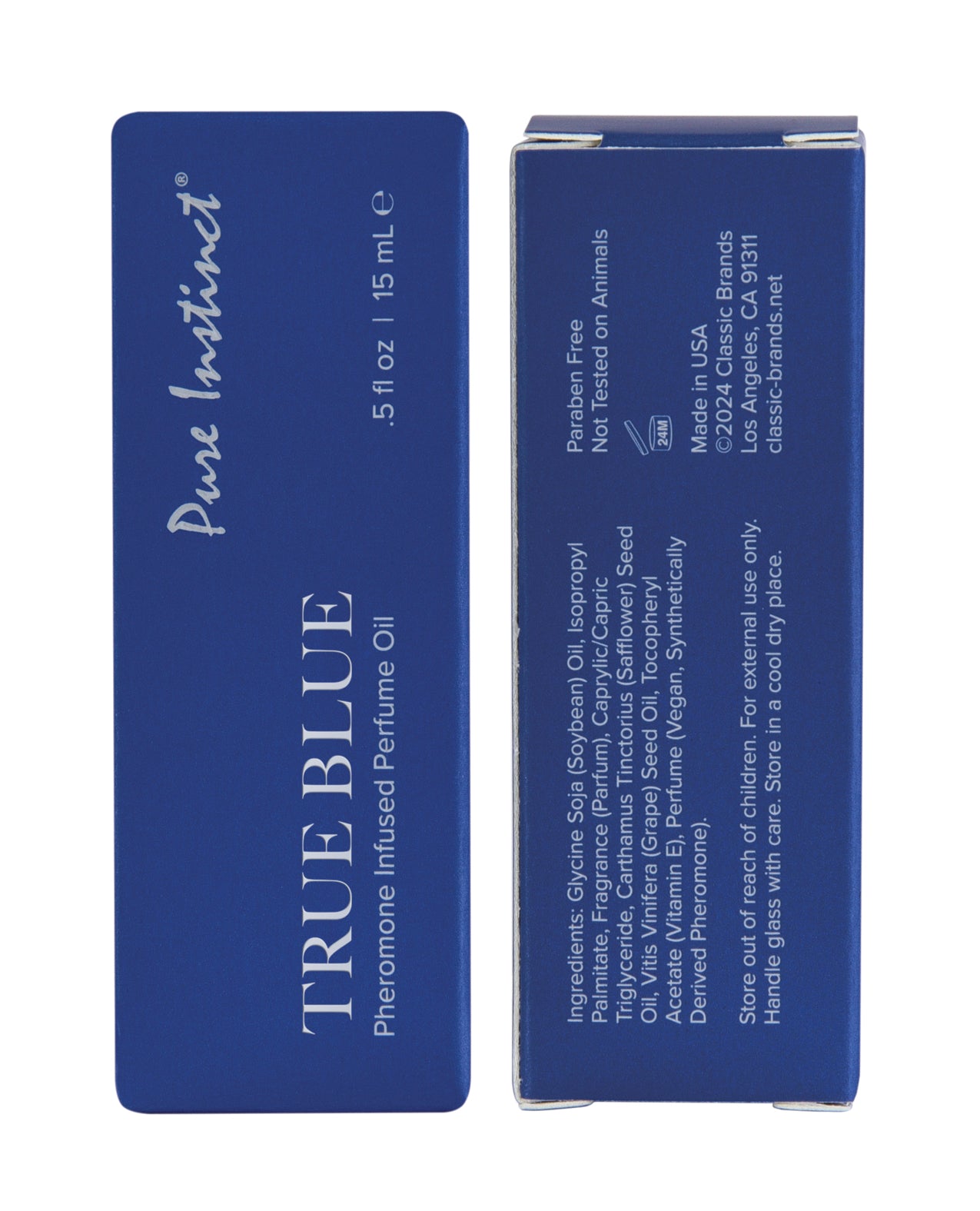 Pure Instinct Pheromone Perfume Oil w/Dripper - 15 ml True Blue by Classic brands