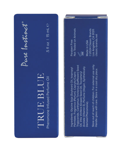 Pure Instinct Pheromone Perfume Oil w/Dripper - 15 ml True Blue by Classic brands