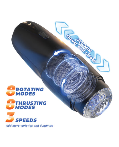 The GalaxyVoy Thrusting & Rotating Masturbator by Blissbound trading inc