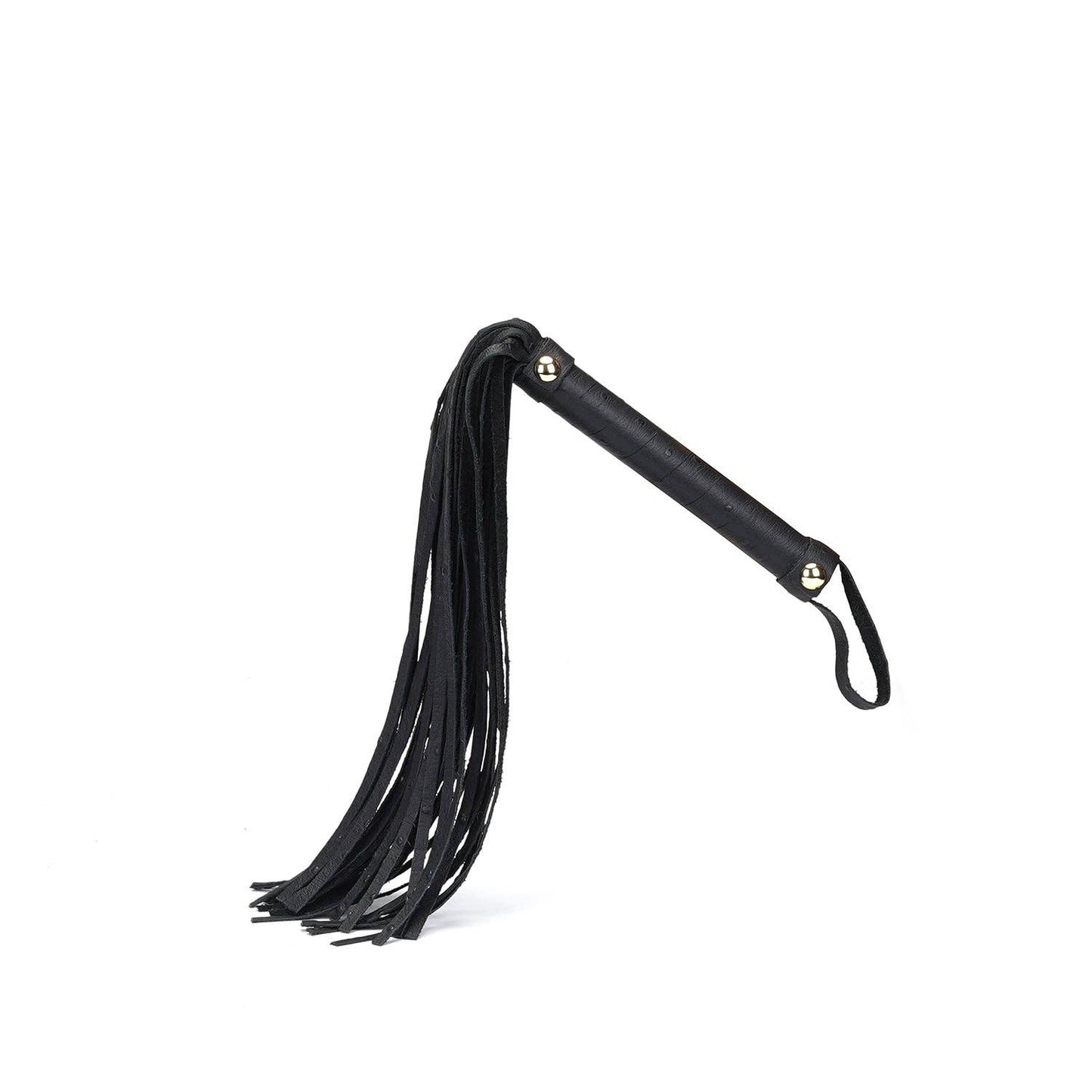 Demon's Kiss Black Leather Flogger Whip