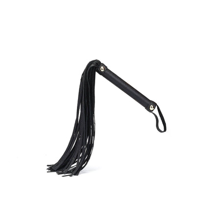 Demon's Kiss Black Leather Flogger Whip