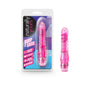 Naturally Yours Bump n' Grind Textured Slimline Vibrator Pink by Blush